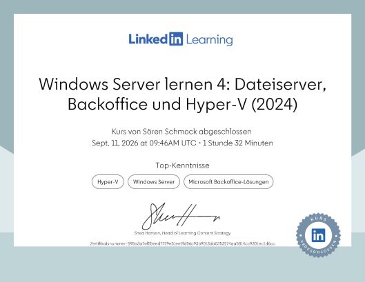 Windows Server lernen 4: Dateiserver, Backoffice und Hyper-V (2024)